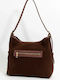 Leather Women's Bag Suede Brown