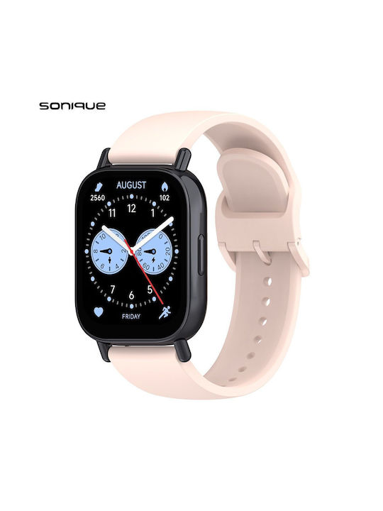 Λουράκι Σιλικόνης Soft Band Sonique Xiaomi Redmi Watch 5 Active Redmi Watch 5 Lite Ροζ