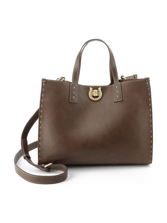 U.S. Polo Assn. Women's Tote Bag Dark Brown