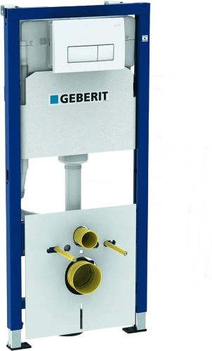 Geberit Delta Εντοιχιζόμενο Πλαστικό Καζανάκι Ορθογώνιο Χαμηλής Πίεσης Λευκό