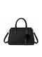 Women's Black Satchel Bag