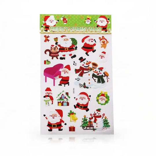 Malelis 19489-6 Kinderaufkleber Weihnachtsmann