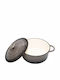 Krisberg Round Cast Iron Dutch Oven 24x24cm 4.2L