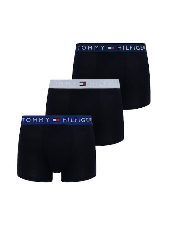 Tommy Hilfiger Мъжки боксерки Сини с Принт 3Pack